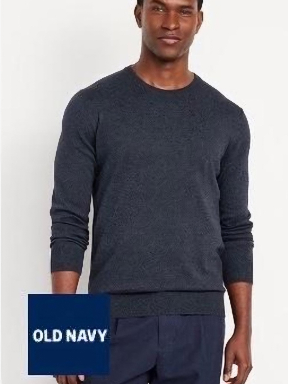 Old Navy Men's Blue Crewneck Sweater